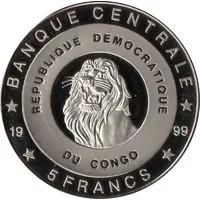 5 Francs Belgium - King Albert II