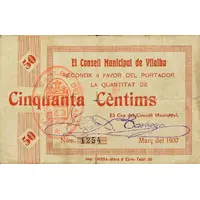 50 Céntimos Vilalba del Arcs