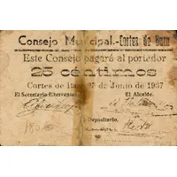 25 Céntimos Cortes de Baza