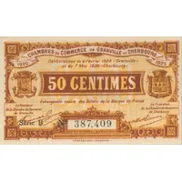 50 Centimes - Chambres de Commerce de Granville et Cherbourg 50
