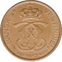 1 Cent / 5 Bit - Christian X