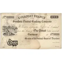 1 Pound, Southern District Banking Company