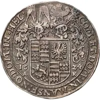 1/4 Thaler - Volrat VI, Wolfgang III and John George II
