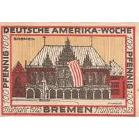 100 Pfennig Deutsche Amerika-Woche