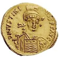 1 Solidus - Witigis / In the name of Justinian I, 527-565 Ravenna