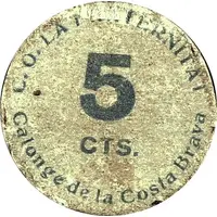 5 Centimos - Cooperativa Obrera La Fraternitat