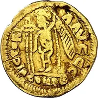 Tremissis in the name of Valentinian III