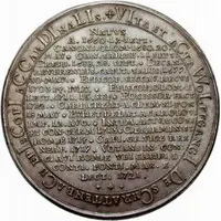 Medal - 1721 Conclave election Wolfgang von Schrattenbach