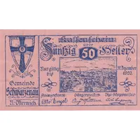 50 Heller Schwarzenau