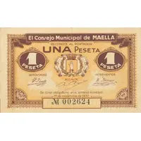 1 Peseta Maella