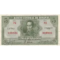5 Bolivianos