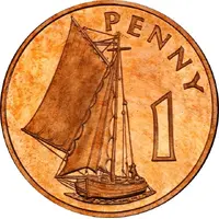 1 Penny - Elizabeth II 2nd portrait