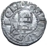 Denier - Baldwin III Tower of David - crude type