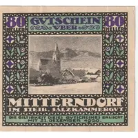 80 Heller Mitterndorf