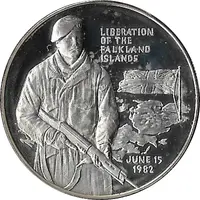 Medal Falkland Islands, Liberation