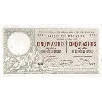 5 Piastres - Saigon