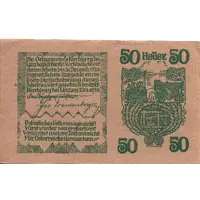 50 Heller Kirchberg bei Linz