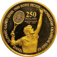 250 Dollars - Elizabeth II Boris Becker