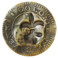 Stuiver 'Cayenne-Stuiver' Countermark SM + fleur-de-lis