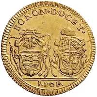 1 Doppia - Pius VI Denomination in exergue