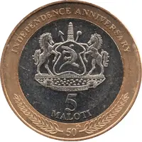 5 Maloti - Letsie III Independence