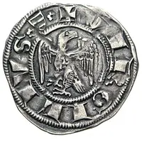 Grosso 'with Eagle' - Louis I or Guy Gonzaga