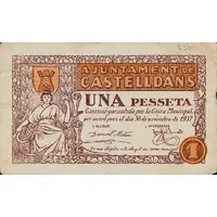1 Peseta Castelldans