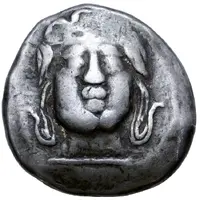 Tetradrachm Apollokopf-Petasosreiter Type