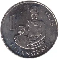 1 Lilangeni - Sobhuza II