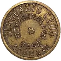 5 Cents - Sergeants Club Gander, Newfoundland