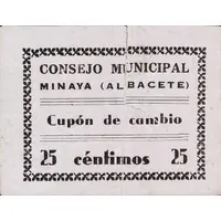 25 Céntimos Minaya