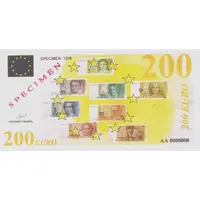 200 Euros - Specimen for the promotion of the Euro