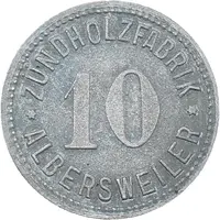 10 Pfennig - Albersweiler Zündholzfabrik