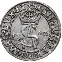 3 Groats - Sigismund II Augustus Monogram, no shield reverse