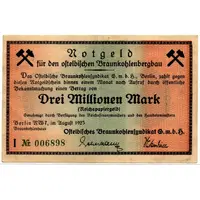 3 000 000 Mark Ostelbisches Braunkohlensyndikat