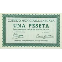 1 Peseta Azuara