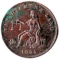 1/2 Penny - R. Josephs New Town, Tasmania