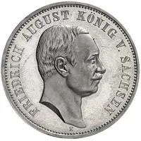 3 Mark - Frederick August III Pattern