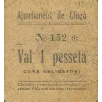 1 Peseta Lluçà