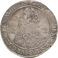 1 Thaler - Gustav II Adolphus Death, Swedish occupation