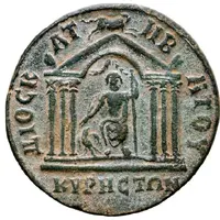 Æ29 - Philippus II ΔΙΟC ΚΑΤEΒΑΤΟΥ ΚΥΡΗCΤΩΝ, Cyrrhus