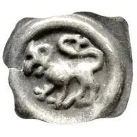 Pfennig 'Vierzipfliger Löwenpfennig'