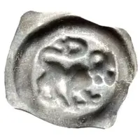 Pfennig 'Vierzipfliger Löwenpfennig'