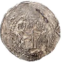 Denier - Leszek the White Kraków mint