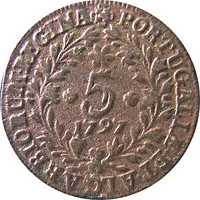 5 Réis - Maria I Pattern