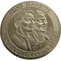 5 Dollars - Wedding of Prince Maurits & Marilene