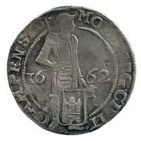 Silver ducat date obverse