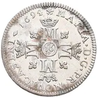 16 Kreuzers - Mary of Nemours