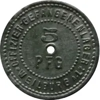 5 Pfennig - Weilburg an der Lahn Offizier-Gefangenenlager