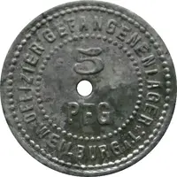 5 Pfennig - Weilburg an der Lahn Offizier-Gefangenenlager